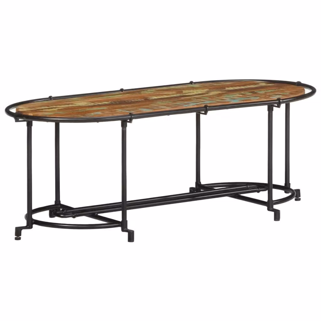 Maison Exclusive - Tavolino da caffè 110x55x40 cm, in legno massello di recupero