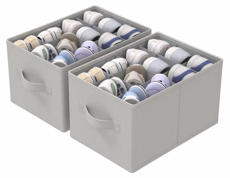 Scatole capienti per scarpe, adatte a contenere 24 paia