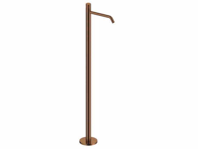 SANYCCES LOOP K Rubinetto lavabo indipendente ColdOpen, oro rosa spazzolato