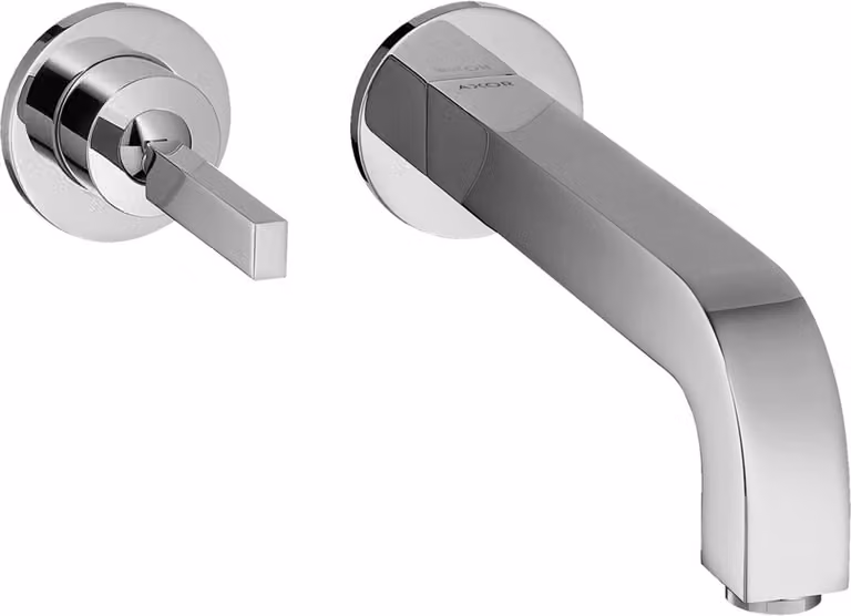hansgrohe AXOR Citterio mitigeur monocommande de lavabo encastré, rosette pour montage mural, bec 160mm, 39113000, 39113000