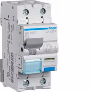 RCBO 1P+N 10kA B-25A 30mA - Interruttore B25 / 0,03A ADA525D