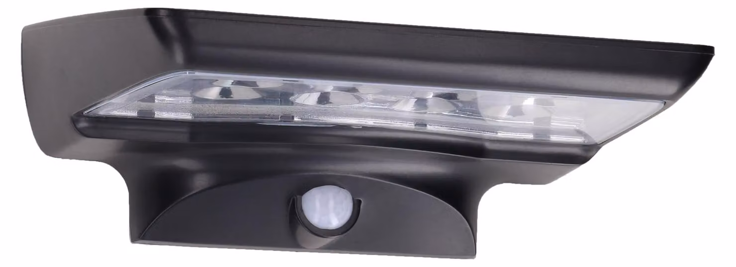 Lampada solare esterna LEDS C4 - 8,8 W, luce bianca diurna, 720 lm, grado di protezione IP44, colore nero