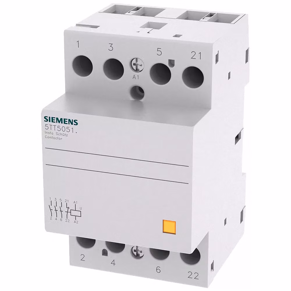SIEMENS 5TT58510 INSTA Contattore 5TT5851-0 3N+1A per 230 V CA 400 V 63 A Comando