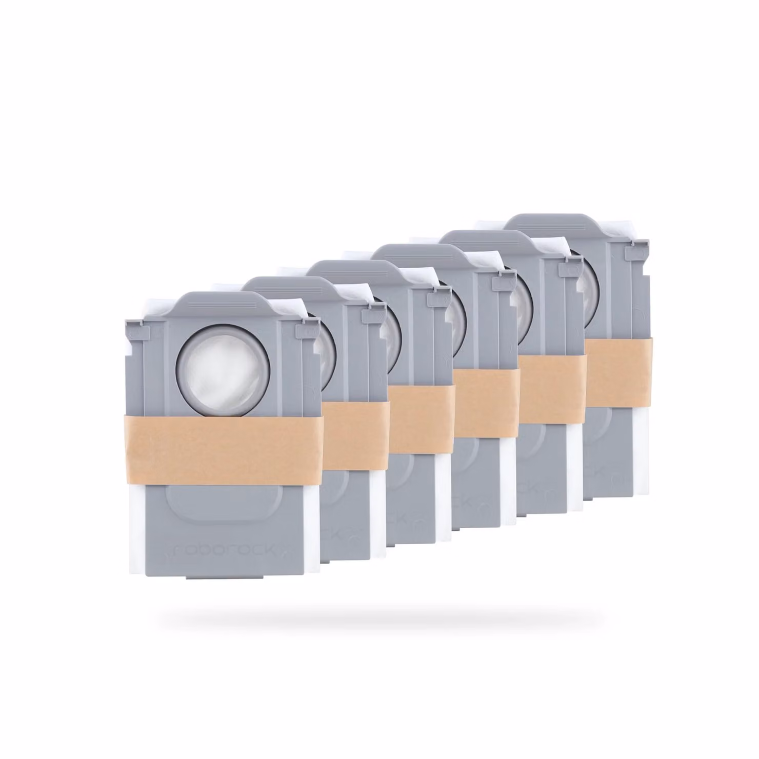 Roborock sacchetto per la polvere x6 pezzi per Qrevo Series, Qrevo Curv Series, Qrevo Edge Series, Saros Series and QV Series