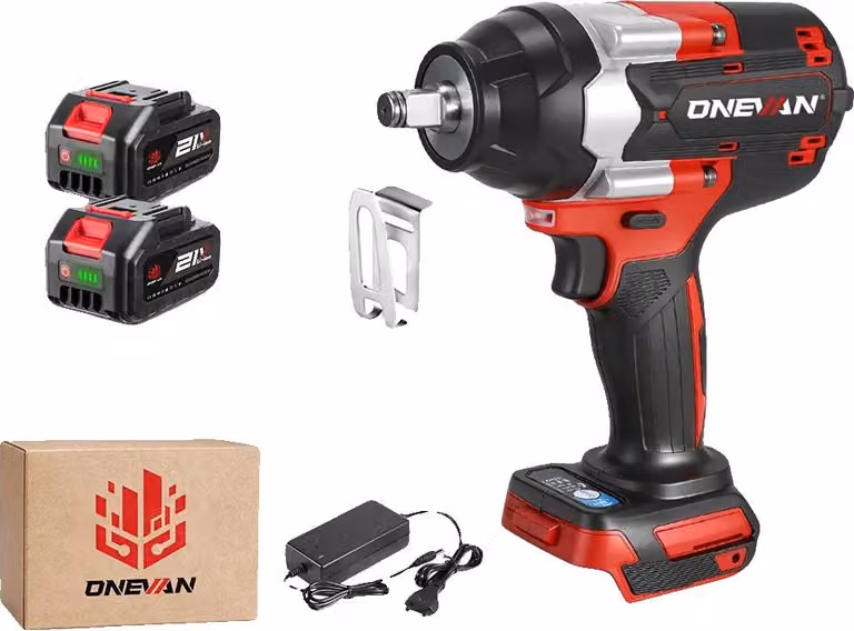 Chiave elettrica, motore senza spazzole, coppia elevata, 2 batterie, spina 1EU