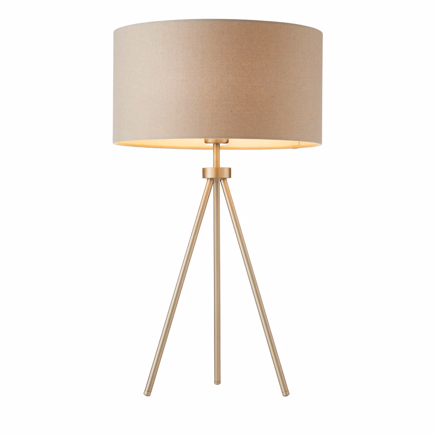 Lampada da tavolo Tri | 1 lampadina | 40 W E27 | Metallo/tessuto