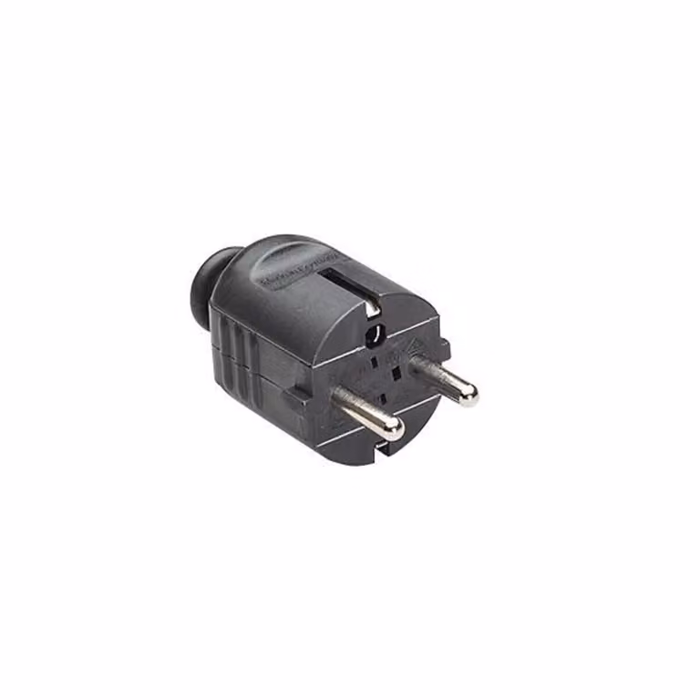 Spina centrale Bachmann, connettore DIN 49441 - Connessione di rete - Alimentazione CEE 7/7 (maschio)