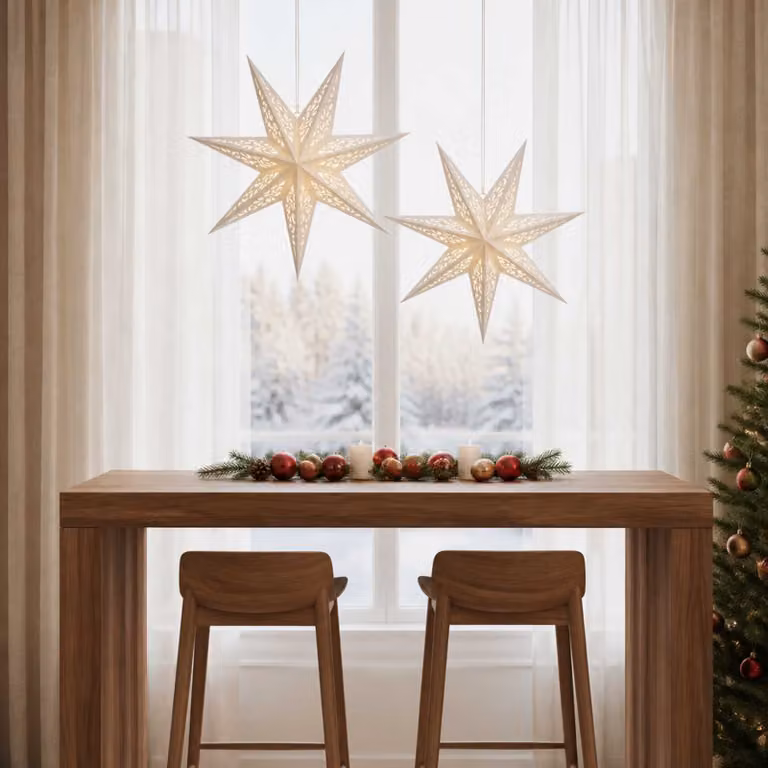 vidaXL Illuminazione Natalizia RAAHE 2 pz 10 LED Bianco caldo