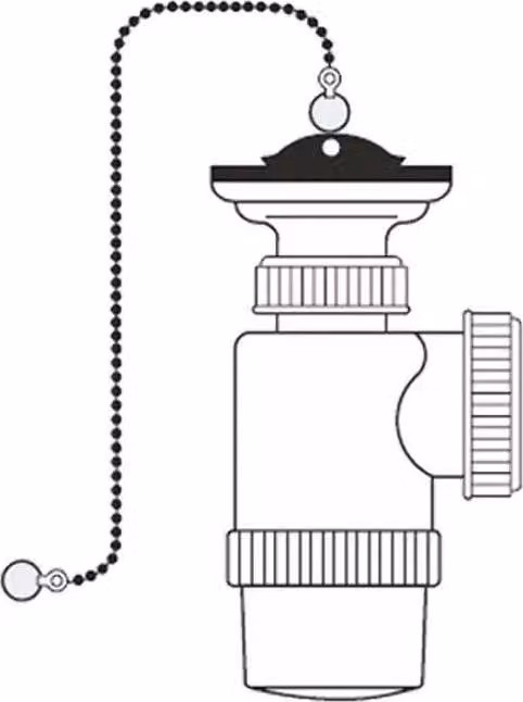 Mirtak v70 Sifone per lavabo in plastica PVC