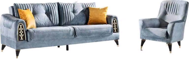 Wohnlandschaft Polstergarnitur Sitzgruppe Couchgarnitur Sofagarnitur Sofa 3+1