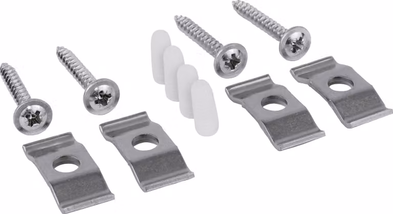 Set di fissaggio BLANCO per lavelli in Vetroceramica sottopiano 4x