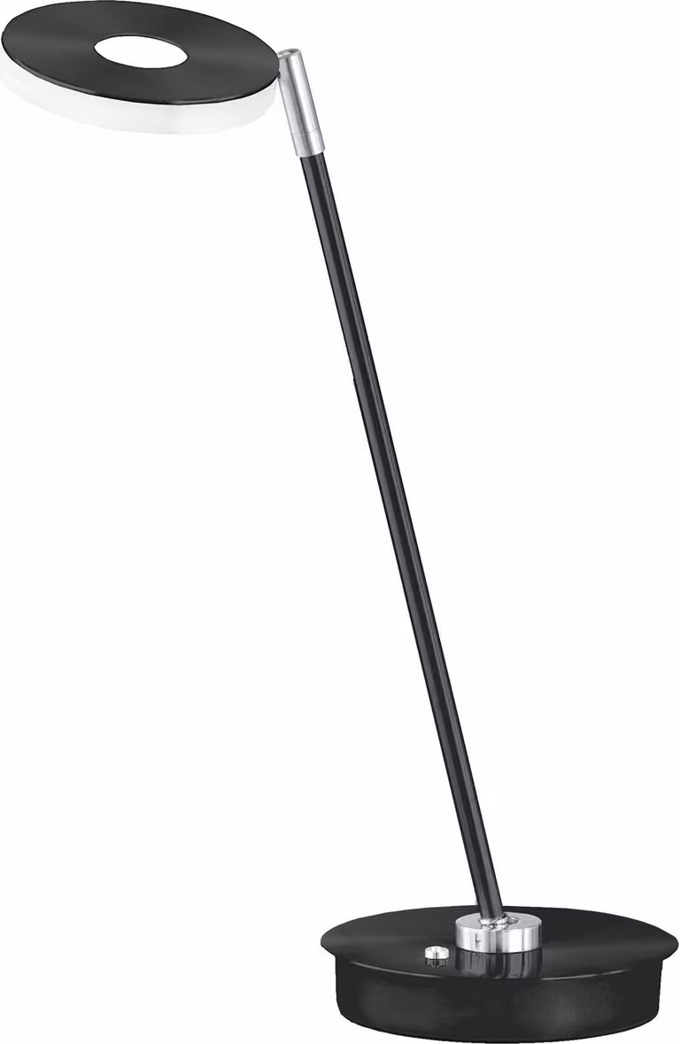 Fischer & Honsel Lampada da tavolo a LED DENT nero 46 cm