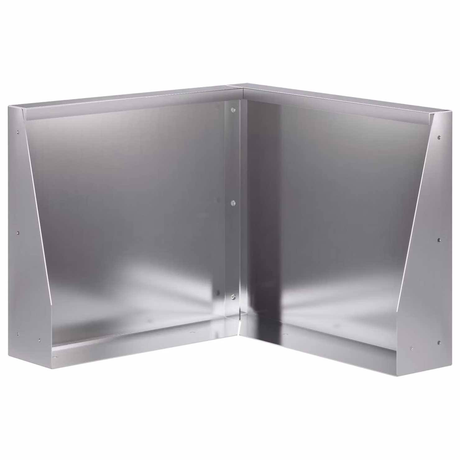 Letti rialzati vidaXL in acciaio zincato argento L/P/H: 50 x 50 x 30 cm
