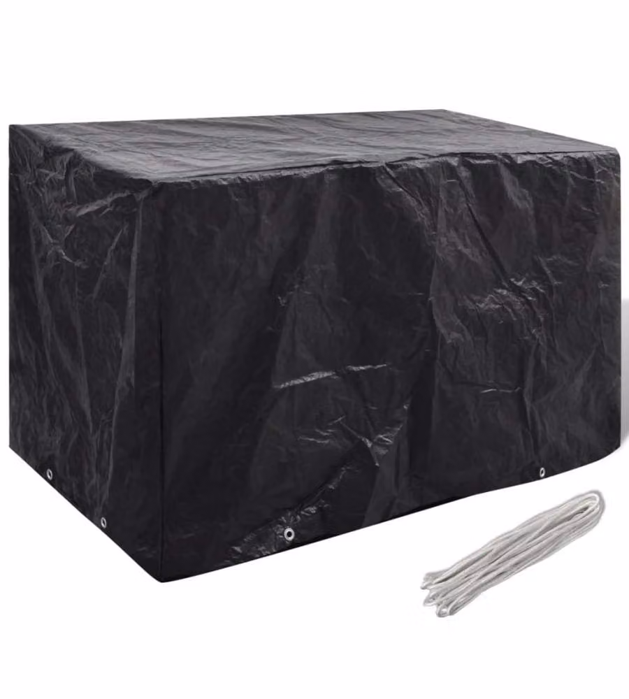 Coperture Arredi Giardino 2 pz 8 Occhielli 140x70x90 cm