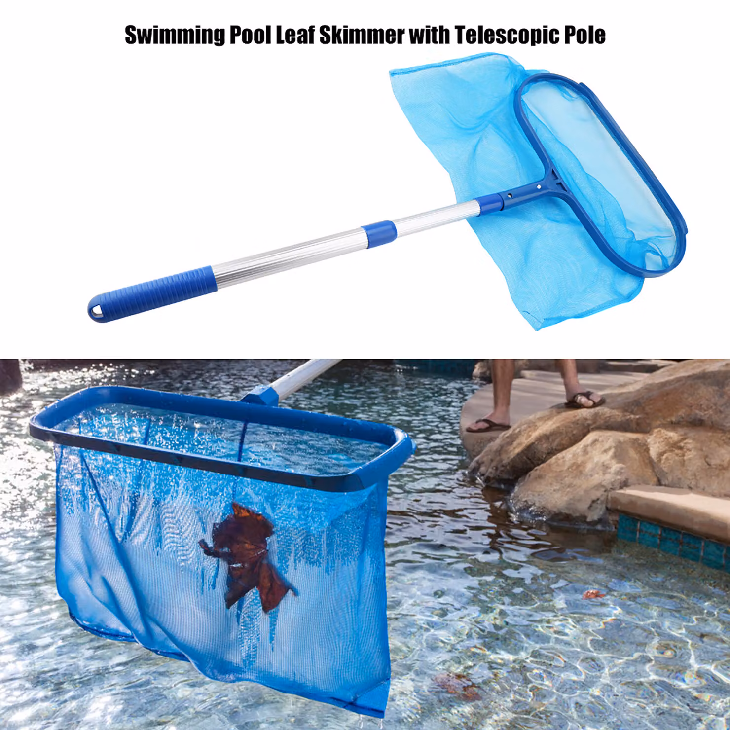 Skimmer piscina, Skimmer foglia, rete Skimmer piscina, Skimmer foglia piscina, Skimmer foglia piscina