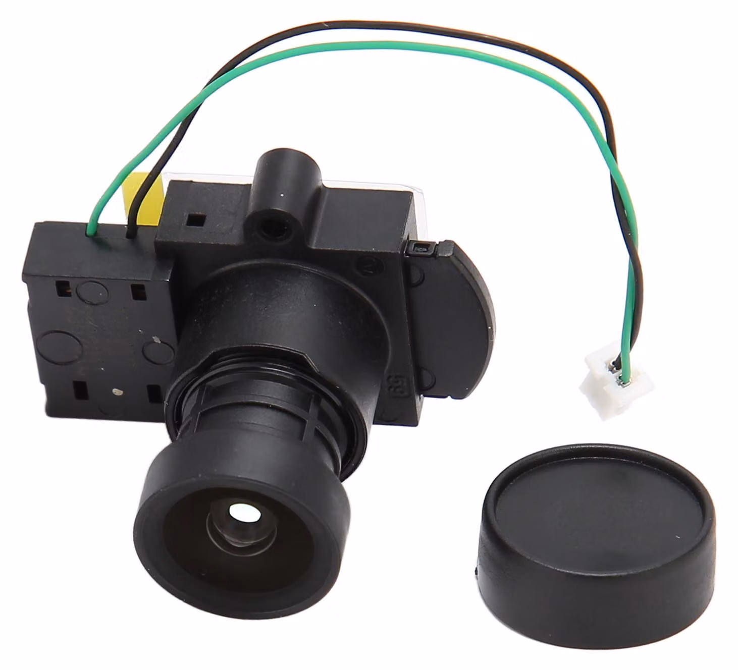 Obiettivo per telecamera CCTV, messa a fuoco fissa, 2,8 mm, 8 MP, a colori, luce calda, sicurezza universale