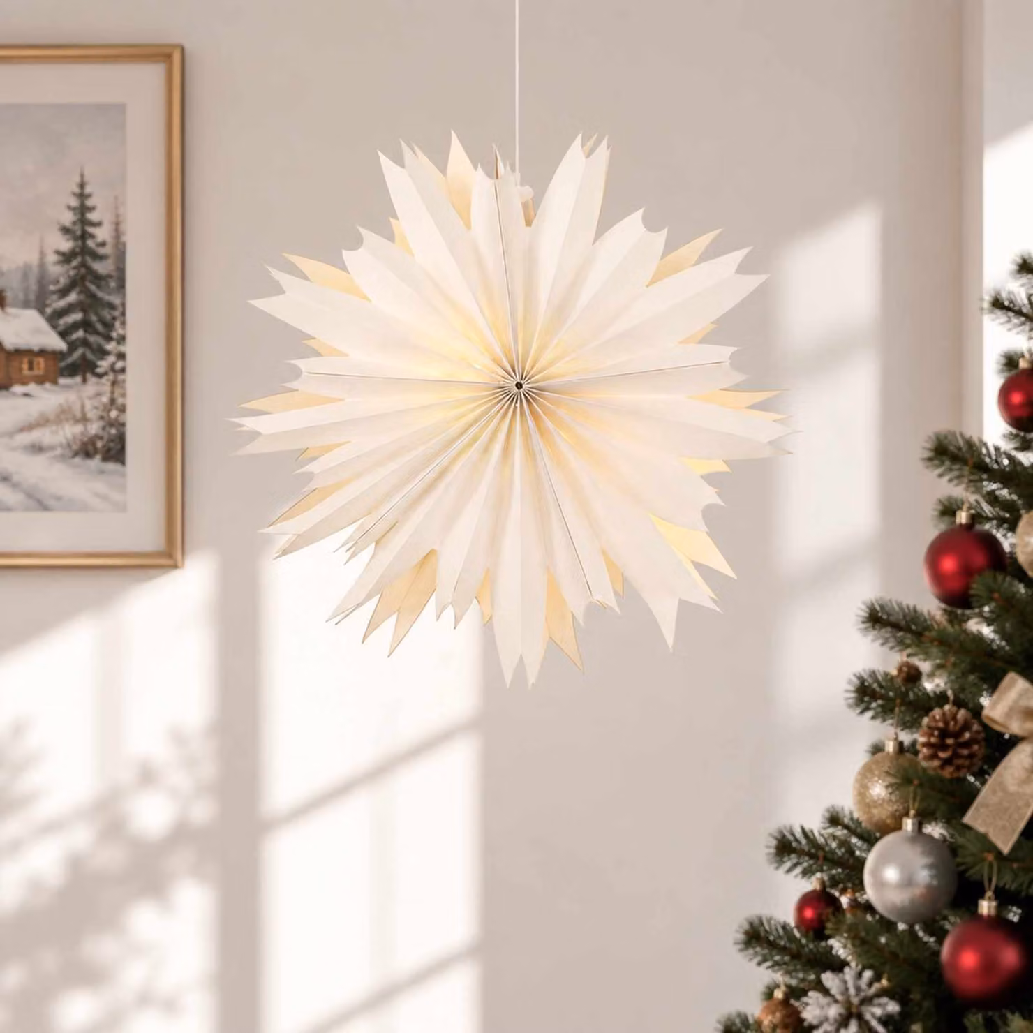 vidaXL Illuminazione Natalizia RAAHE 10 LED Bianco caldo