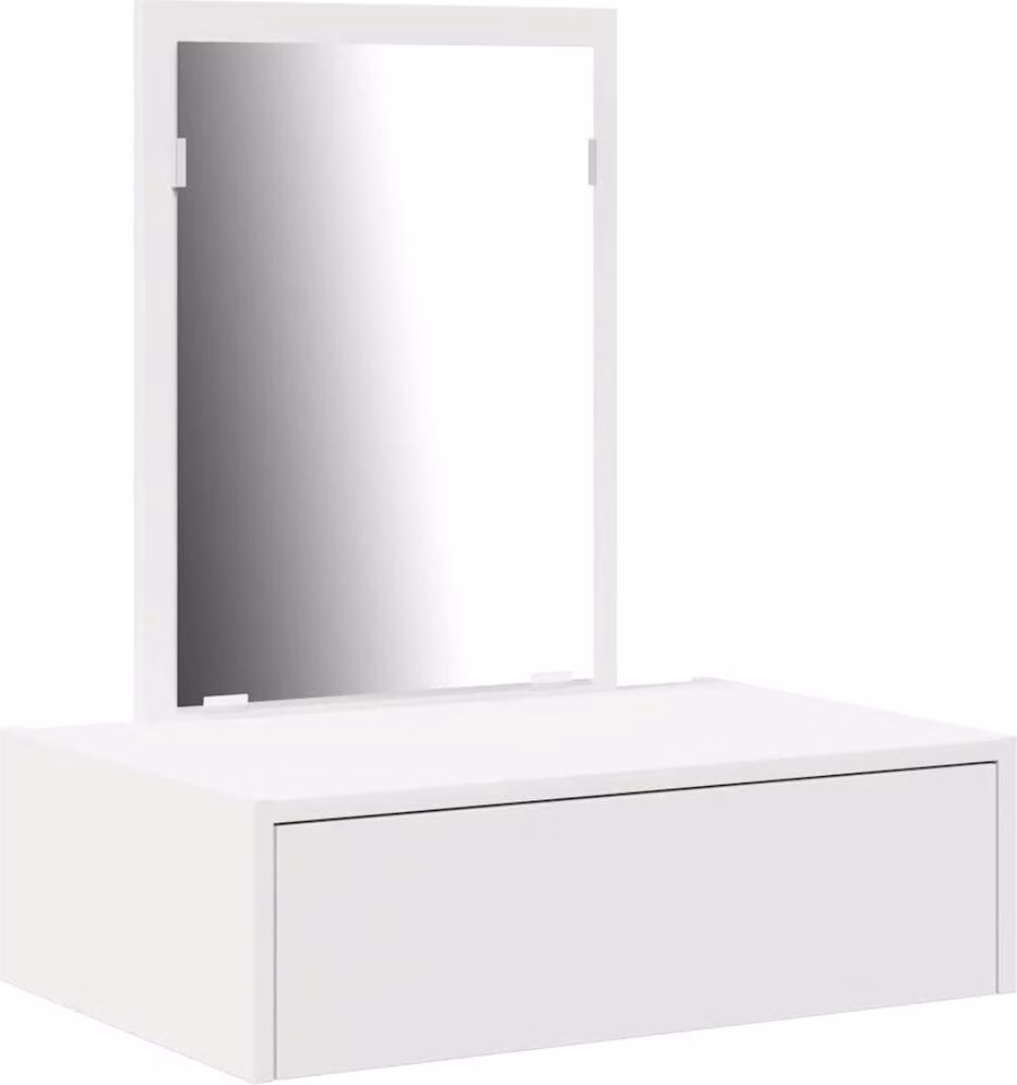 Tavolo da Trucco Bianco 60 x 40 x 70 cm Legno multistrato