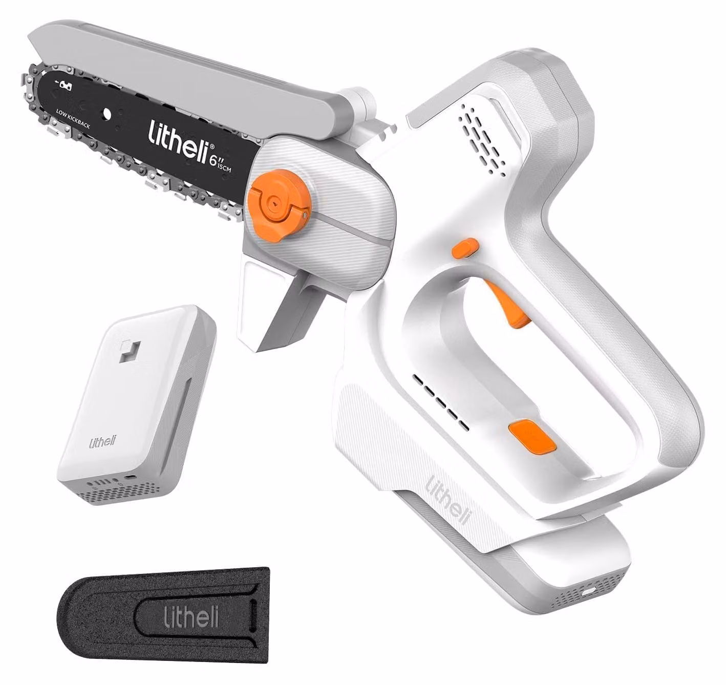 Mini motosega a batteria - 20V, lama da 15 cm (6 pollici) - 2,1 kg, leggera