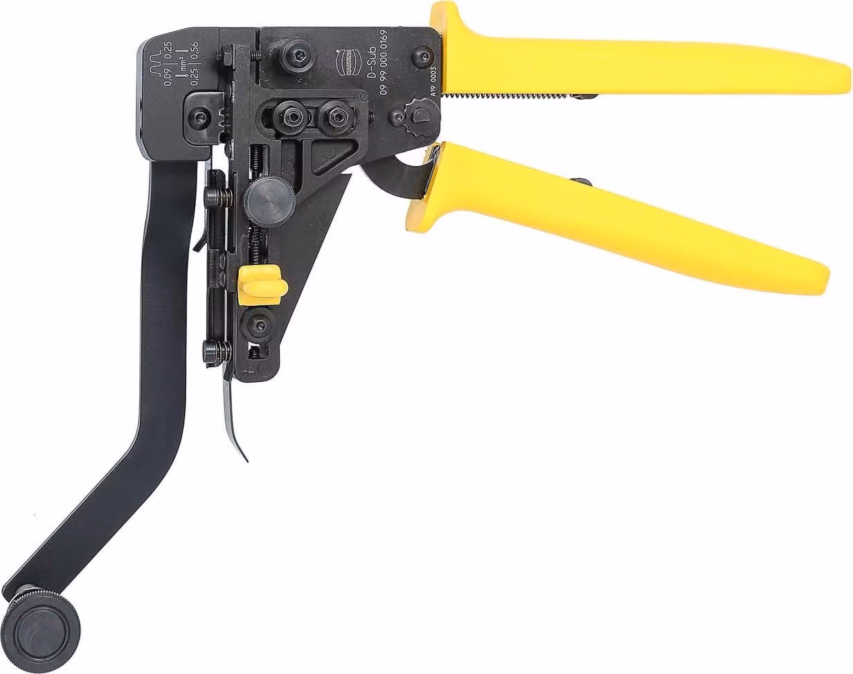Pinza crimpatrice HARTING per rotolo, contenente 500 connettori standard, per tipo di connettore: D-Sub, connettore a rotolo - 1 pezzo
