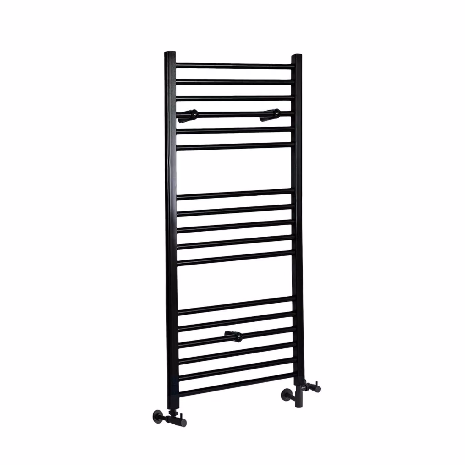 Scaldasalviette Misto Piatto - Termoarredo Bagno Nero - 1200 x 500mm - 480W - Nox