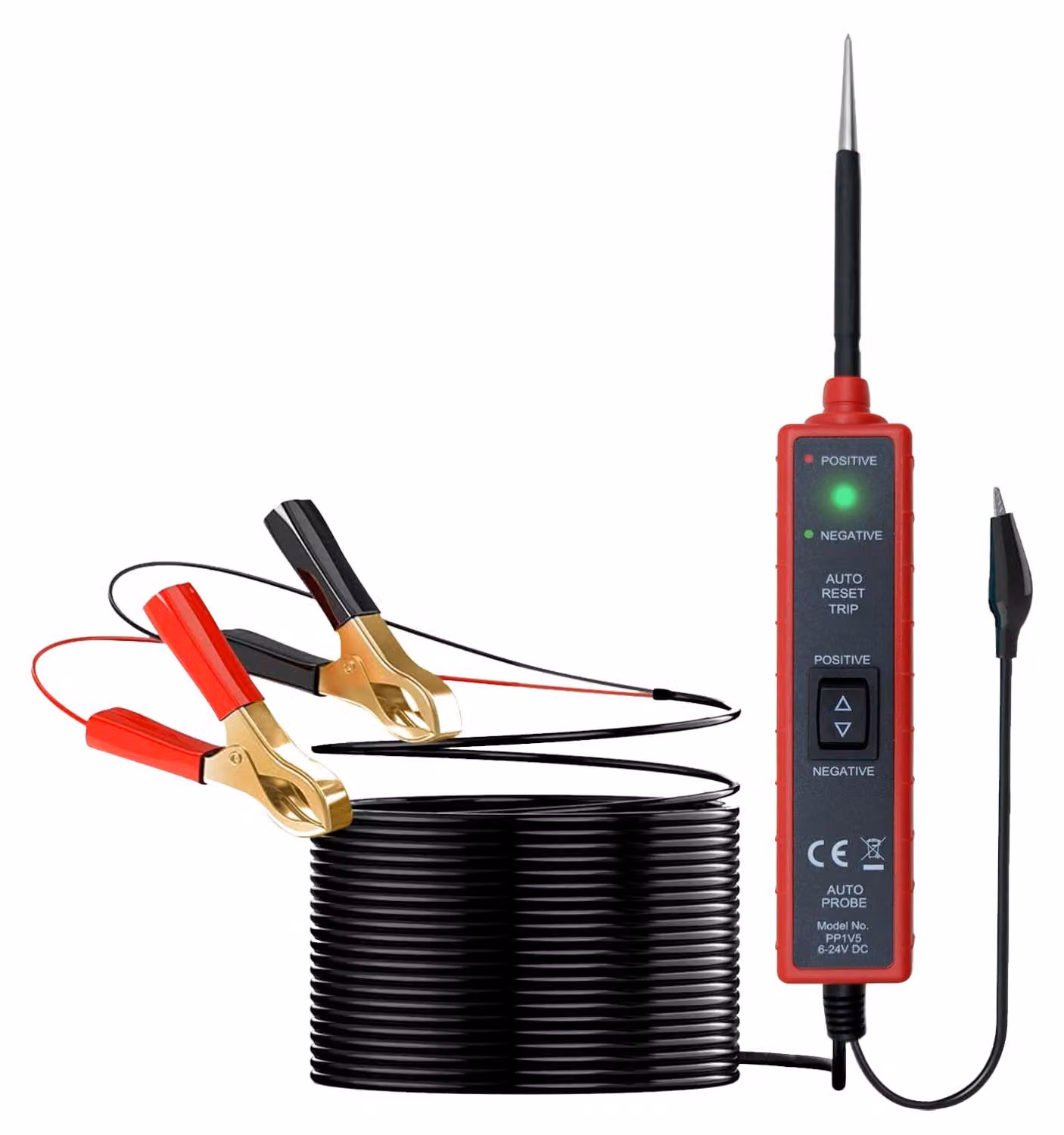Tester per circuiti elettrici, strumento di controllo per sistemi elettrici automobilistici, DC 6-24V