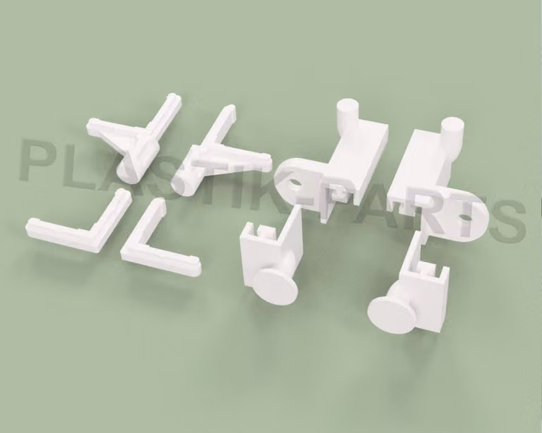 Set di accessori per finestra a ribalta 136 mm per cantina Finestra a ribalta bianca