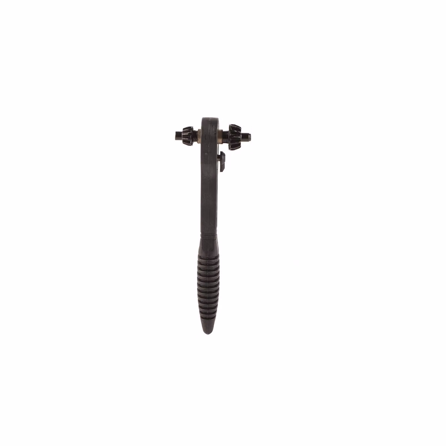 2 in 1 Chiave a cricchetto Anti-scivolo resistente alla ruggine Design professionale nero Trapano Chuck Chiave a cricchetto