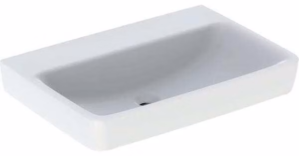 Geberit Renova Plan, lavabo, 70x48 cm, sans trou pour robinetterie, sans trop-plein, 501647, 501.647.00.8, 501.647.00.8