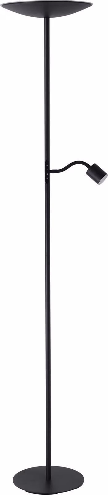 Eglo Lampada da terra a LED Conivarino nero 170 x 32 cm touch dimmerabile bianco caldo