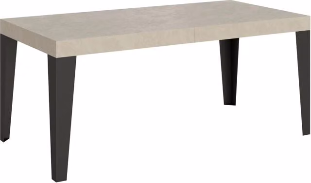 Tavolo Allungabile 180-284x90x77 cm Flame Cashmere Telaio Antracite