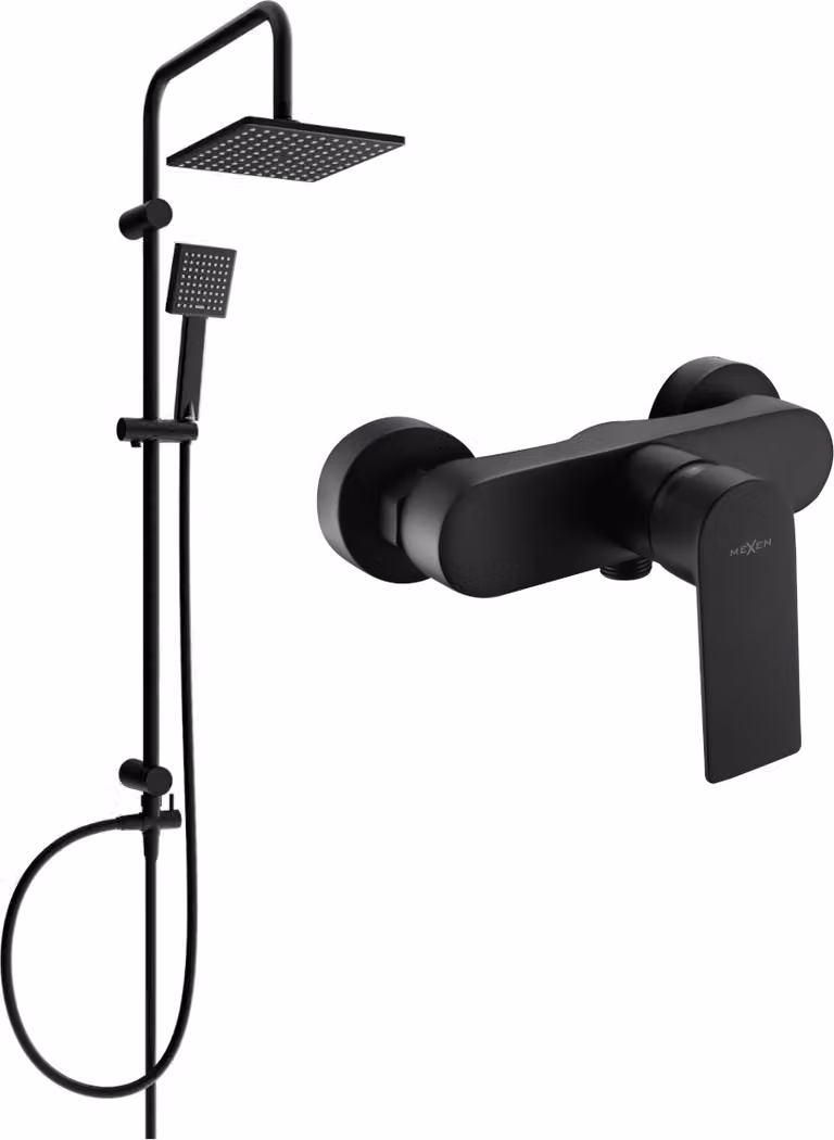 Set doccia MEXEN Tord - miscelatore doccia Royo nero