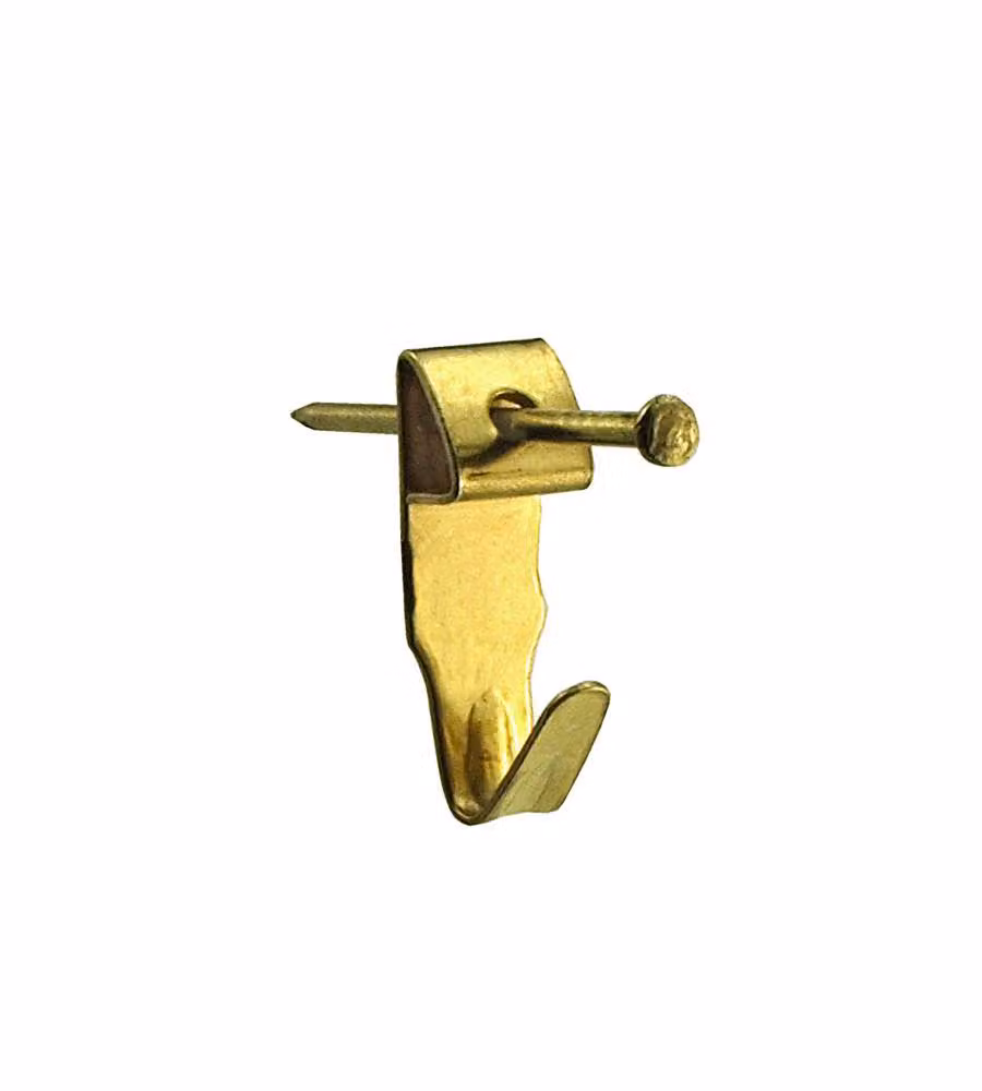 Set di 10 ganci a X in ottone color oro CFadda