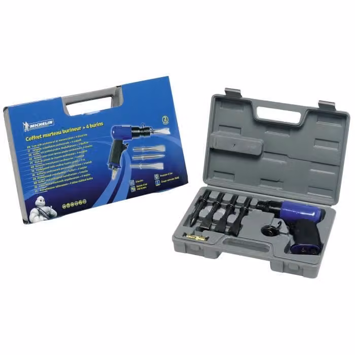 MICHELIN Box Martello Brico Torcia pneumatica + 4 scalpelli