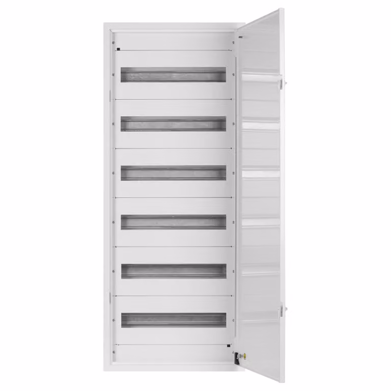 Scatola di distribuzione da parete Doktorvolt Scatola portafusibili in metallo 108 moduli a 6 file IP30 1512