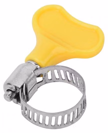 Clip per tubi in plastica, set da 10 pezzi - Regolabile - Resistente alla corrosione - Durevole - Manico in plastica