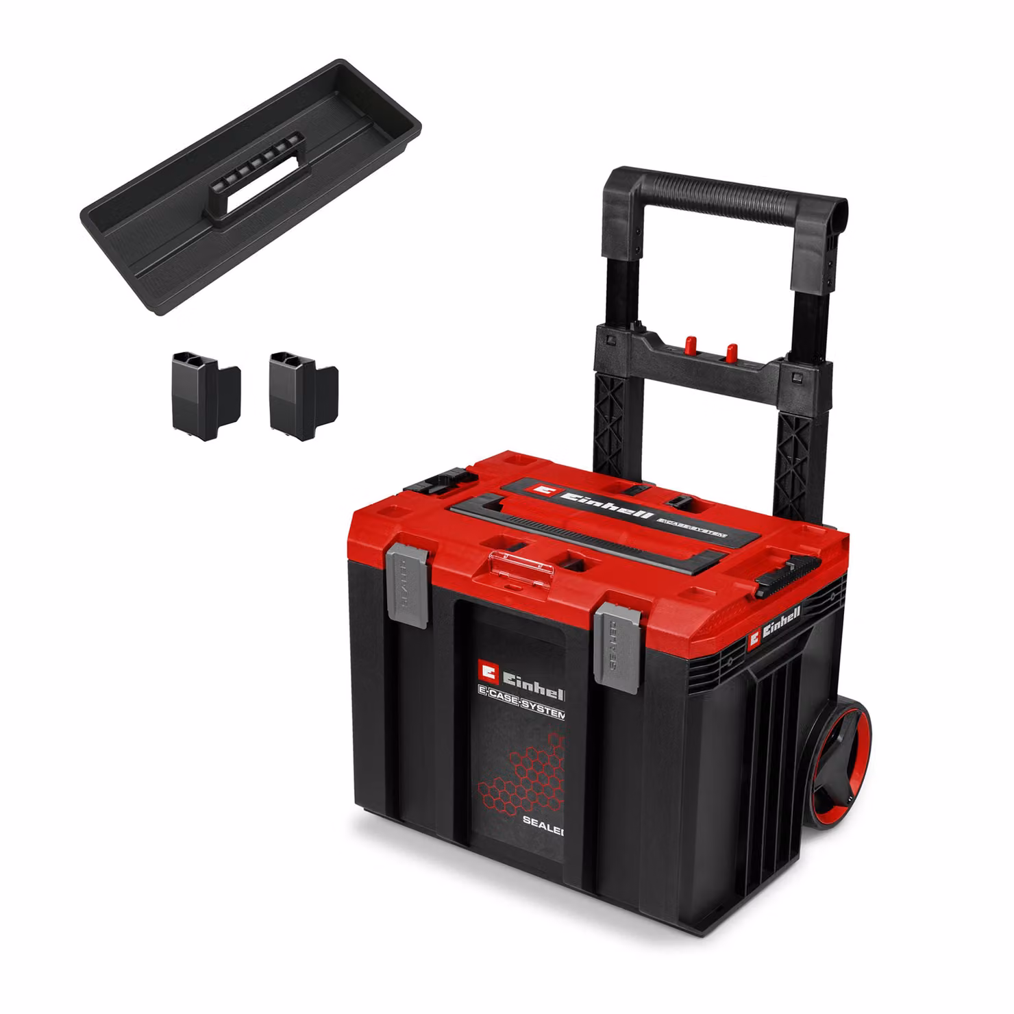 Valigia da trasporto impermeabile con ruote E-Case L - IP65 - 120 kg - sistema modulare