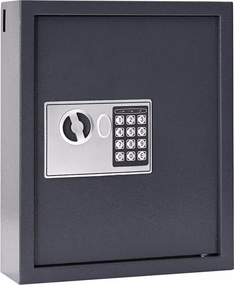 Cassetta di sicurezza digitale Grigio scuro 30 x 10 x 36,5 cm