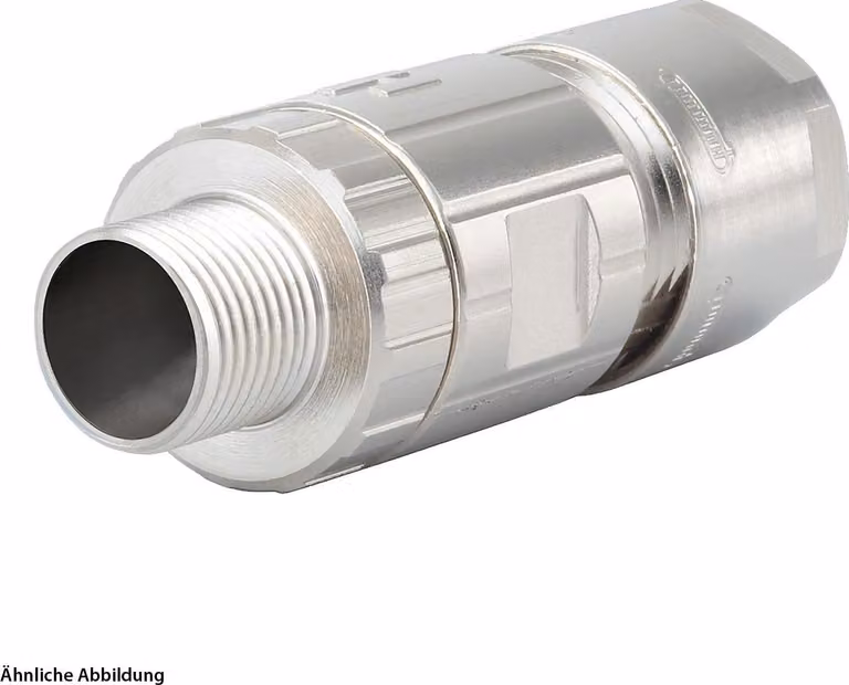Connettore HUMMEL M12 Power per inserimento pin, uscita cavo diritta, area di serraggio 5,0 mm - 9,0 mm, colore