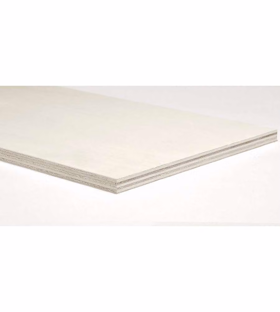 Pannello Pioppo Multistrato Legno Chiaro 5x120x300 mm per Bricolage