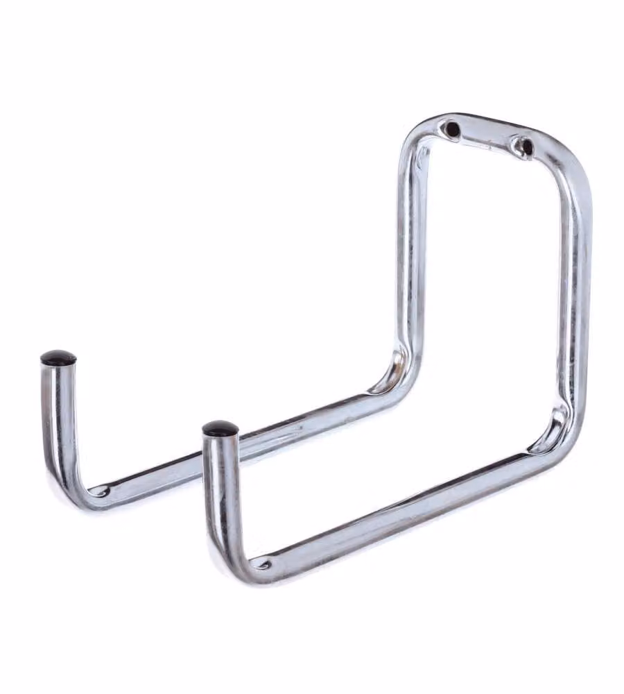 Alberts Gancio a parete angolato in acciaio zincato blu 120x160 mm - 5 pz