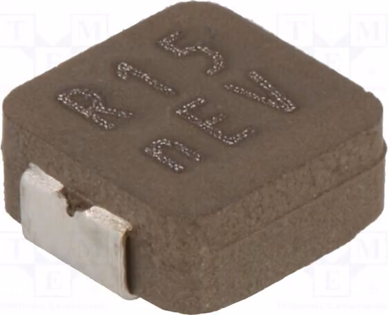 1x Induttore: Ferrite, 1,9 mΩ, tolleranza 20%, corrente di saturazione (l): 27,6 A, induttanza: 150 nH, corrente di saturazione (Isat): 40 A, componente SMD MPXV1D0630L