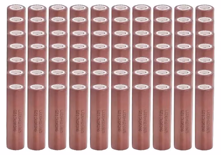 Batteria agli ioni di litio, capacità 3000 mAh, corrente di scarica 30 A, confezione da 70 pezzi, 3,7 V