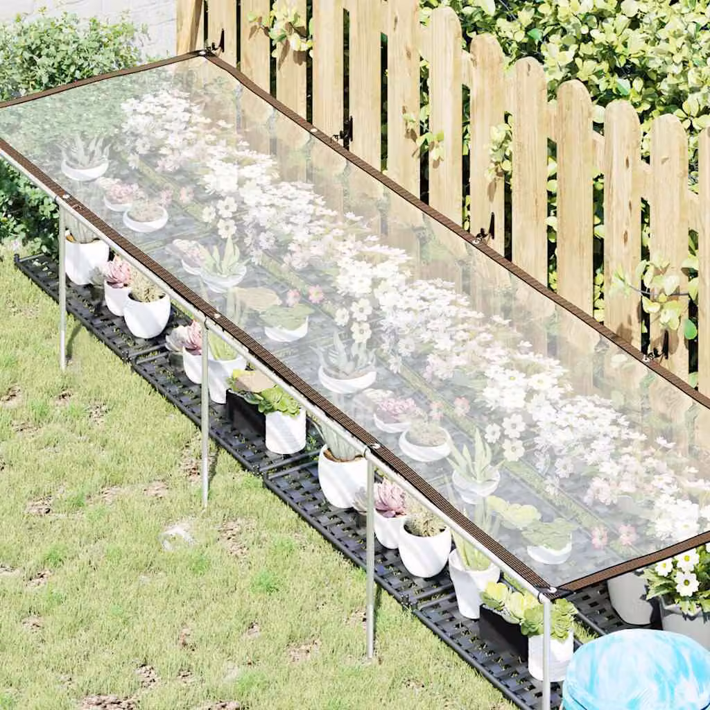 vidaXL Copertura per Piante con Occhielli 1x4 m in Polietilene