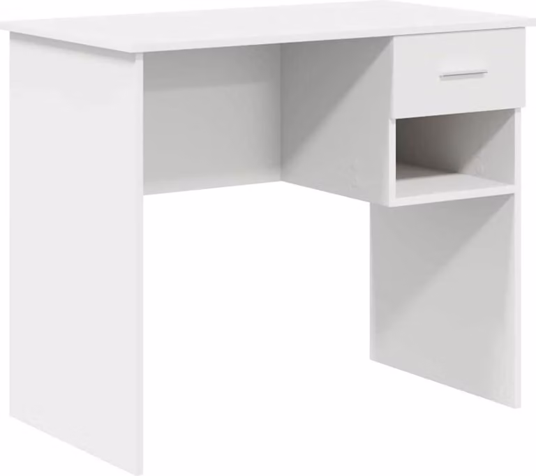 Scrivania con cassetto Bianco 90 x 49 x 75 cm Legno multistrato