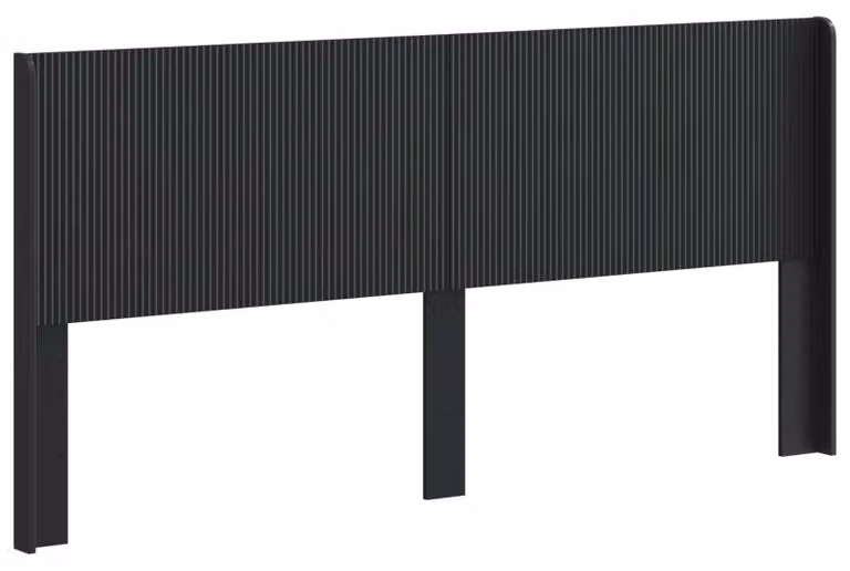 Testiera Letto Nero Legno ingegnerizzato