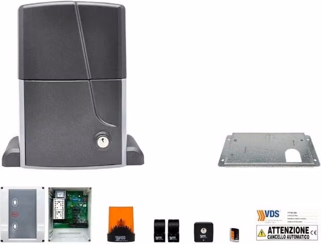 Kit per cancelli scorrevoli VDS AT PLUS 2500 fino a 2500 kg 380V Grigio