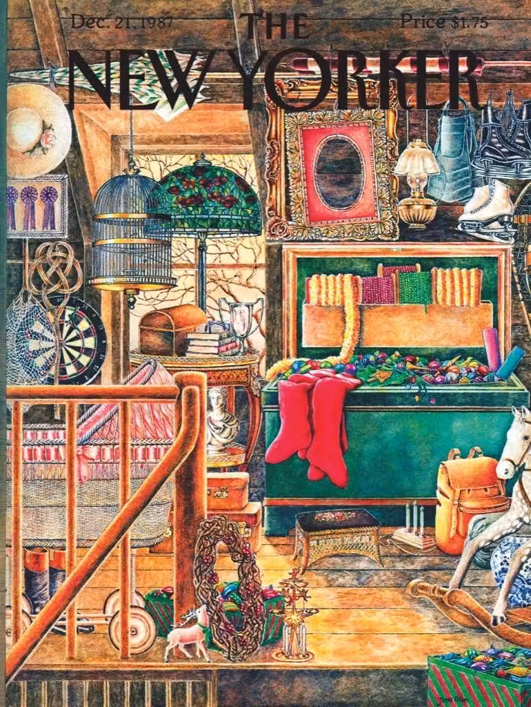 New York Puzzle Company - Puzzle di Natale - New Yorker Christmas Attic - 1000 pezzi