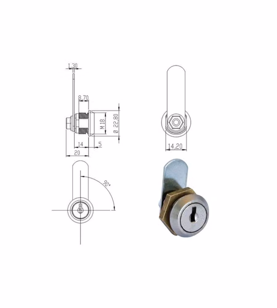 Cilindro Levetta Mm 13 161950 Omr