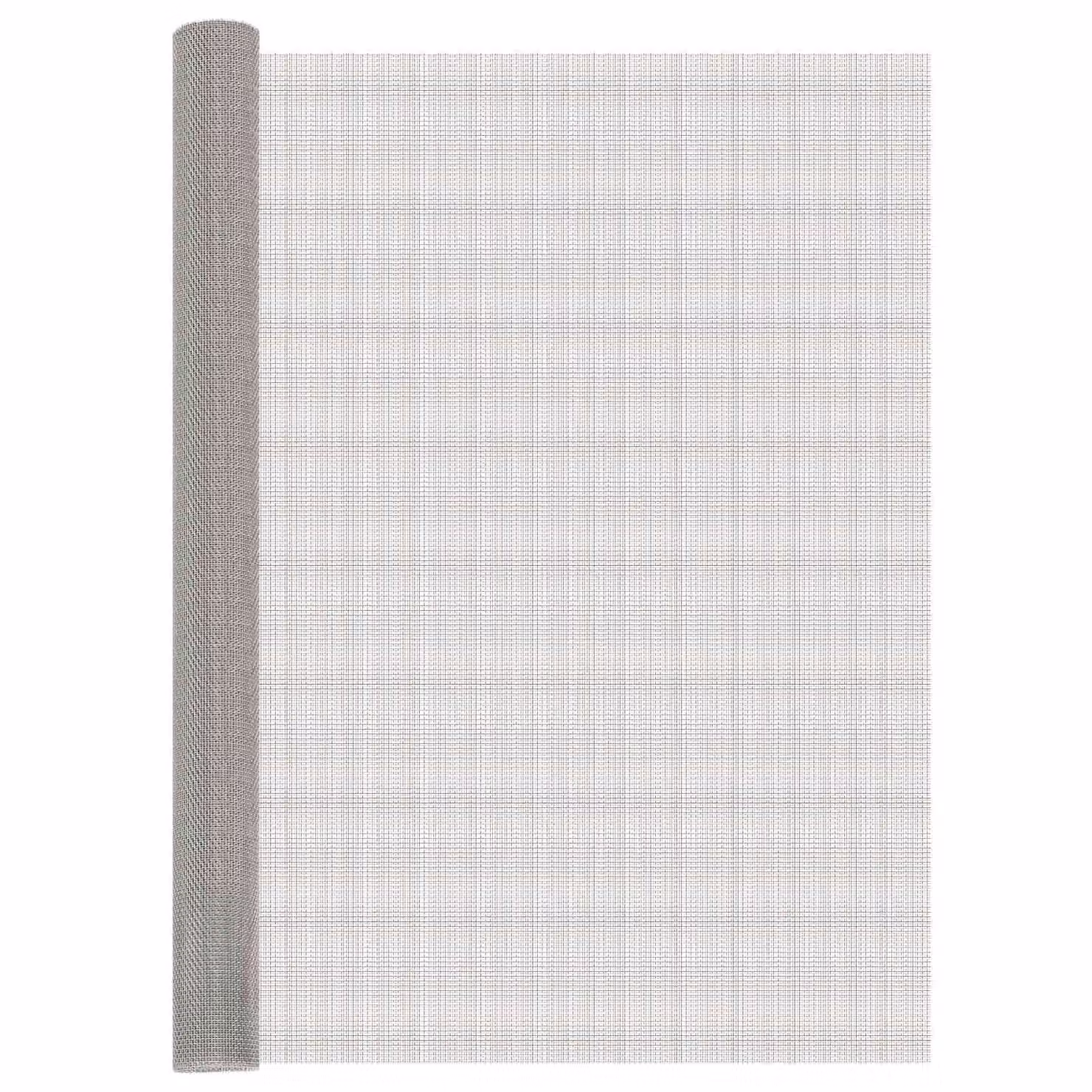 Rete per schermatura vidaXL in acciaio inossidabile Argento L: 120 cm, P: 500 cm